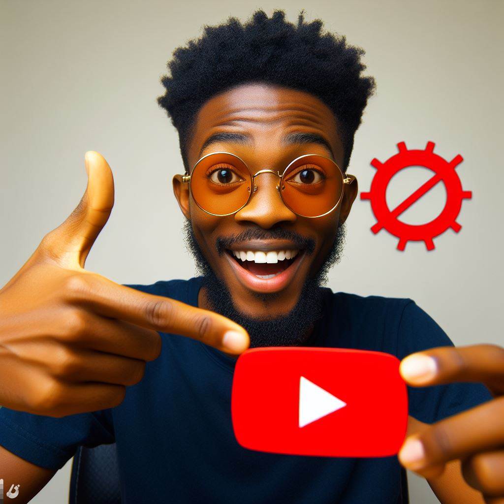 kindly generate 4 images for a blog post with the topic "YouTube Thumbnails: Click Magnets" with Nigerian human face(s) displayed as clearly as possible.